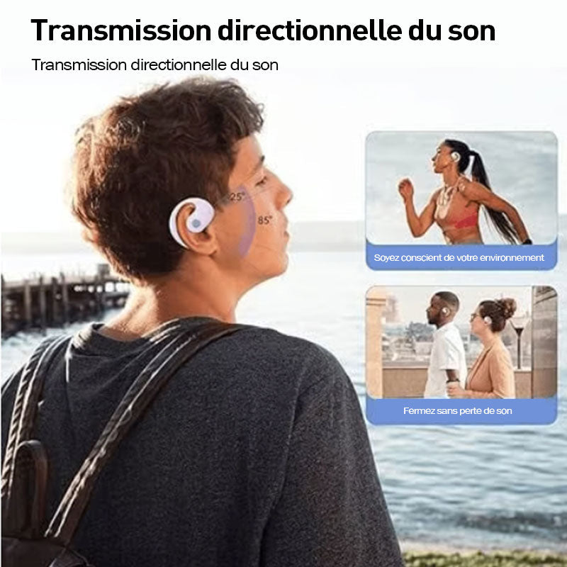 Écouteurs sans fil avec traduction vocale IA en direct⏰